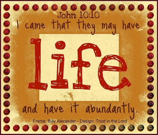 life more abundantly